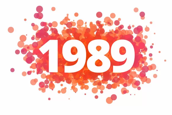 What happened in 1989
