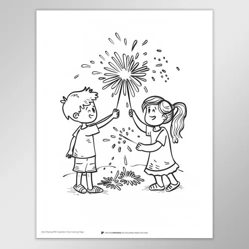 Independence Day Celebration Coloring Page