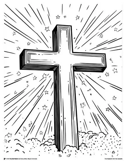 The Reason for the Season - Christmas Coloring Page